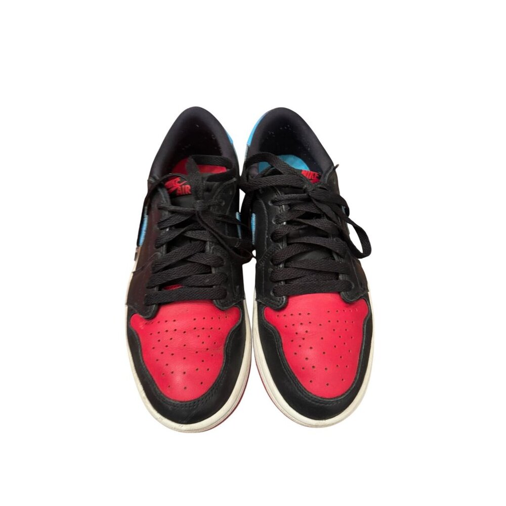 Nike women's Air Jordan red and blue shoes size 7.5 - Picture 2 of 6